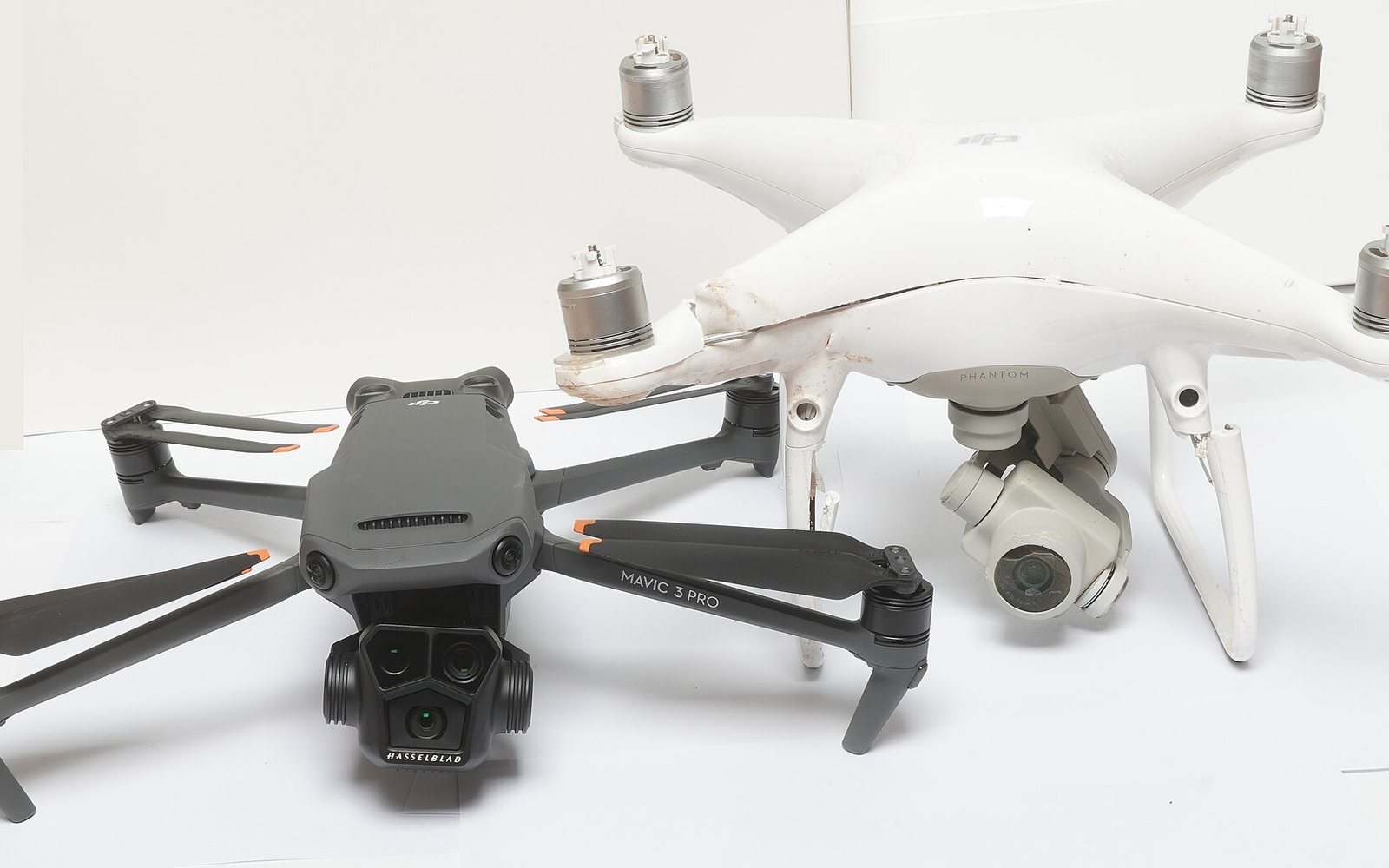 Survey drones used for aerial capture