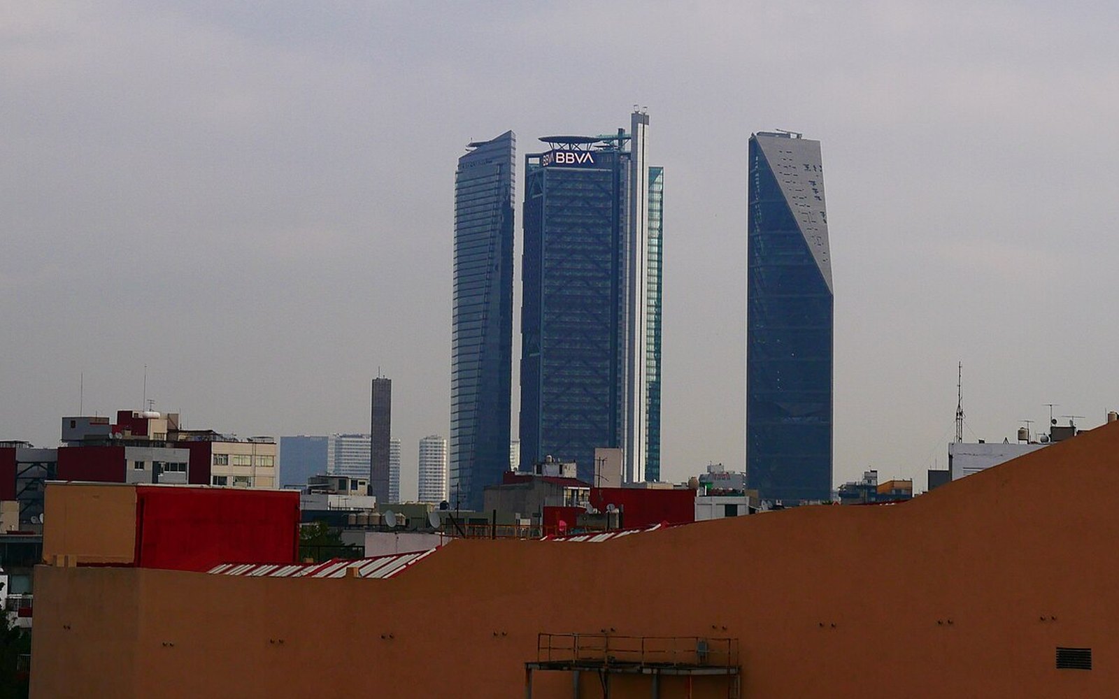 Towers on Paseo de la Reforma, Mexico City